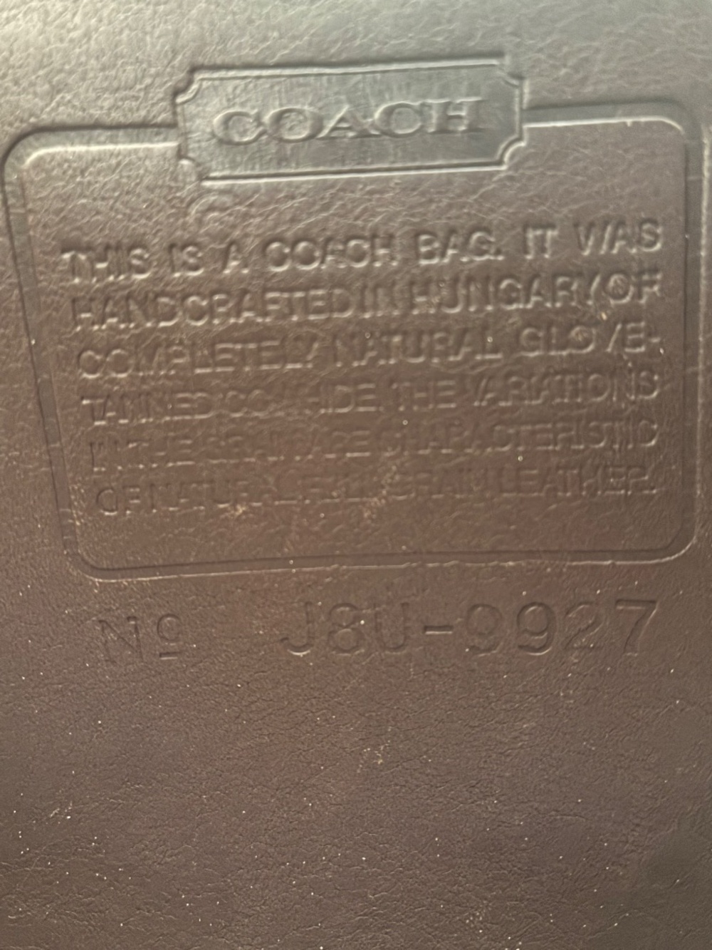 Vintage Coach Mahogany 9927 Willis Bag - Picture 8 of 16